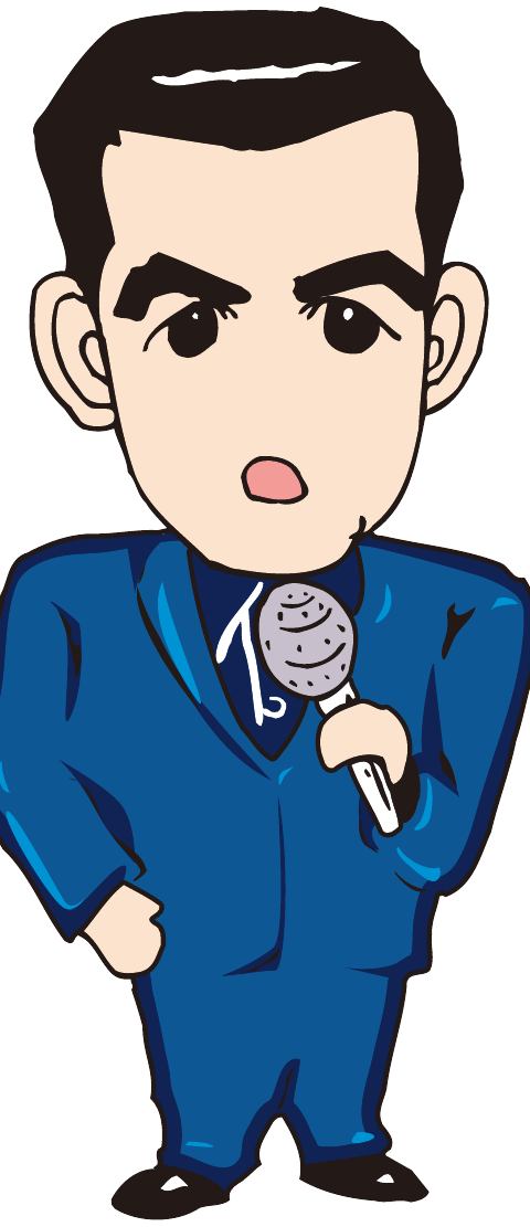 角川博 似顔絵